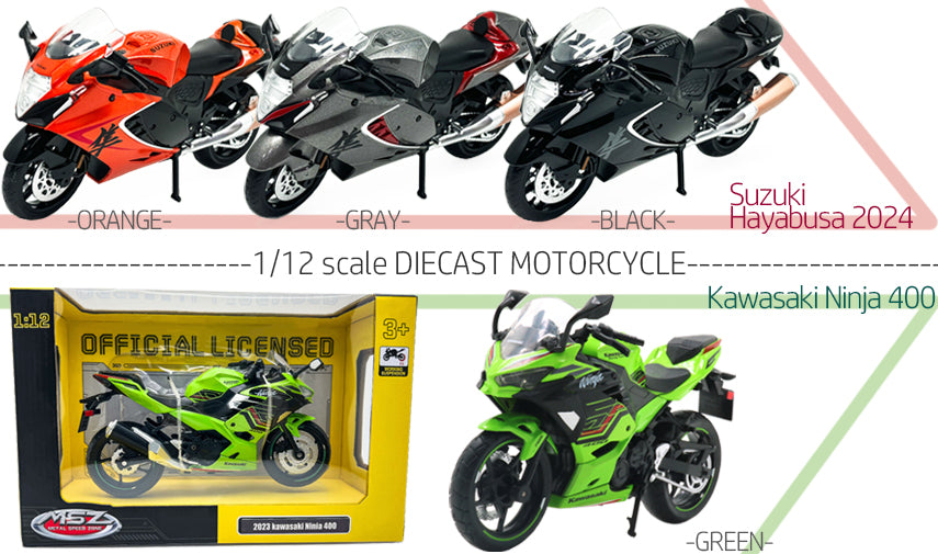 1/12 Kawasaki Ninja 400