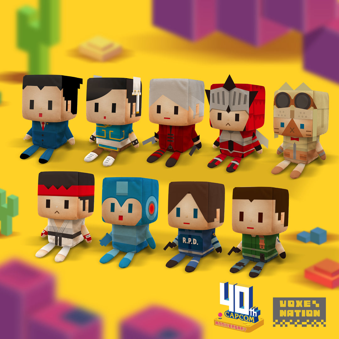 VOXENATION ぬいぐるみ CAPCOM40th ロックマン/ロックマン
