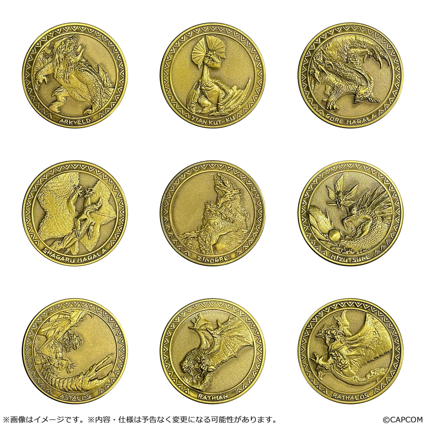 モンスターハンター W20周年記念メダルコレクション　世界限定20個 モンスターハンター W20周年記念メダルコレクション 世界限定20個