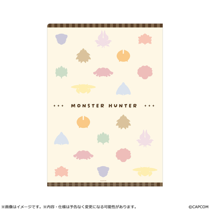 モンでふぉ クリアファイル 総柄