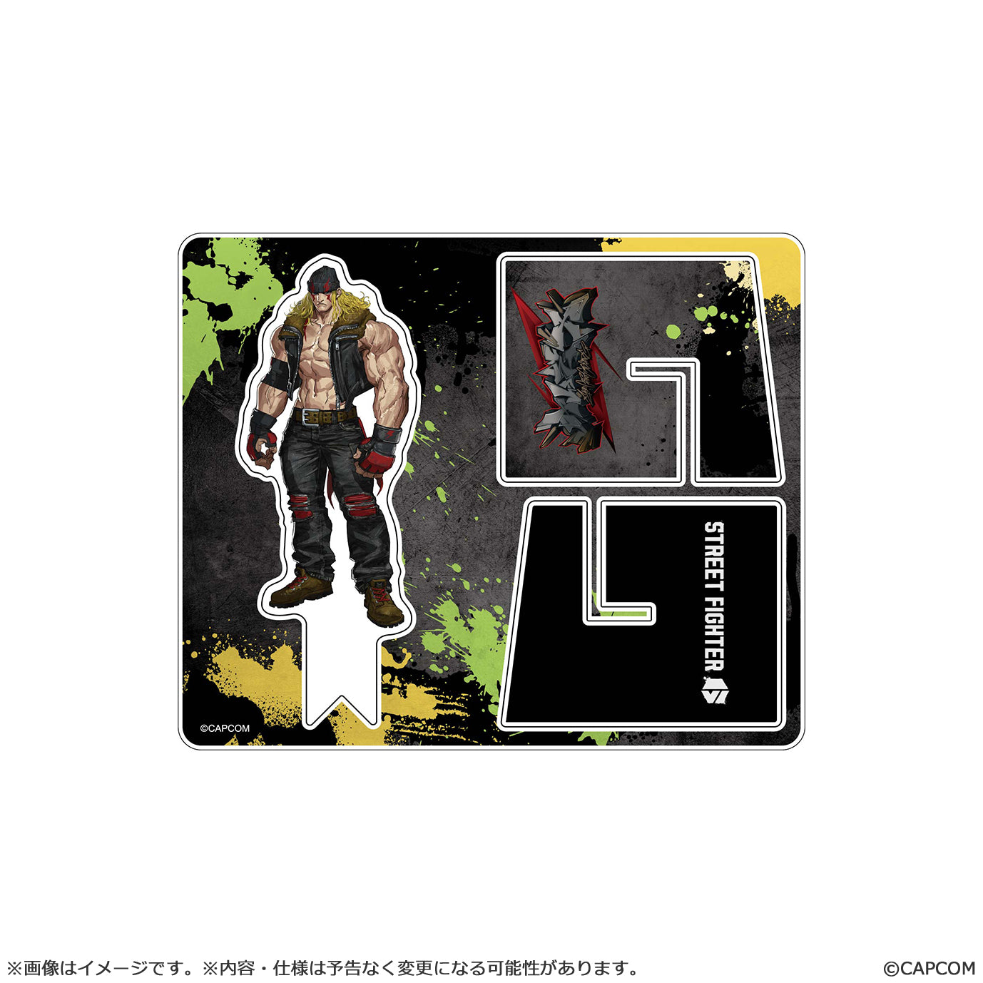 ストリートファイター6 バッテンアクリルスタンド アレックス