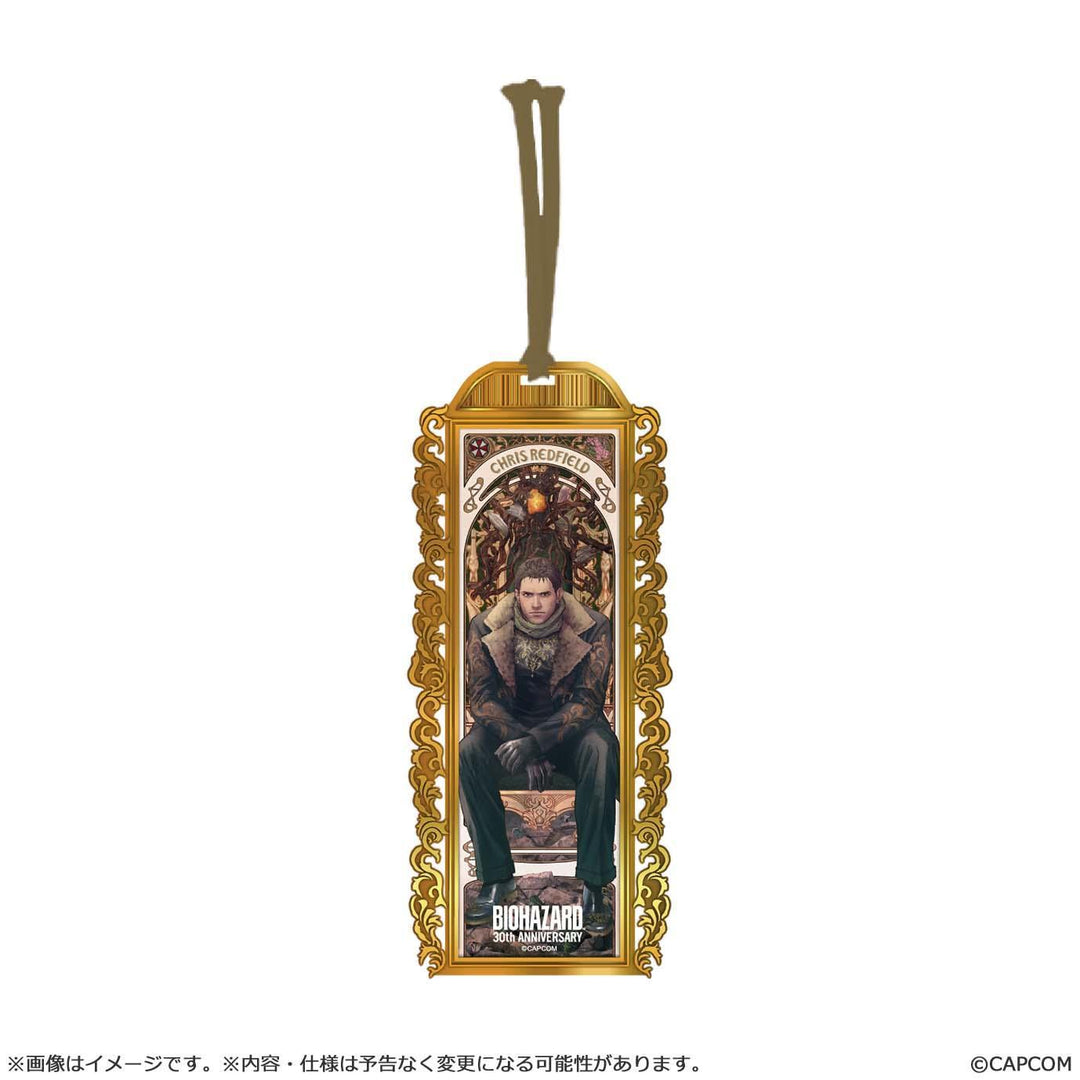 バイオハザード30周年 メインアートメタルブックマーカー クリス