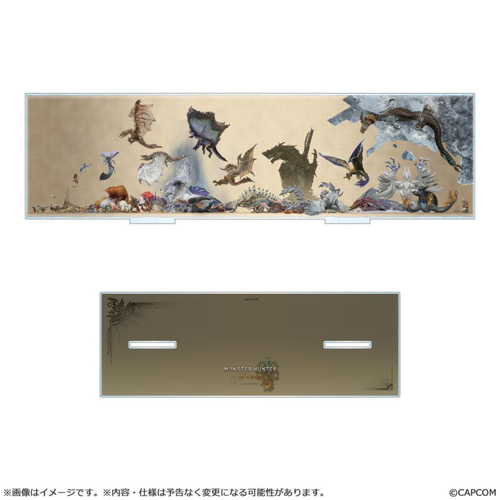モンスターハンターワイルズ モンスター比較図 アクリルスタンド