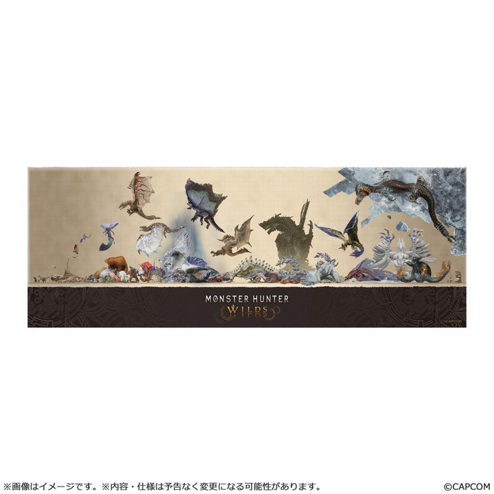モンスターハンターワイルズ モンスター比較図 ステンレスタンブラー