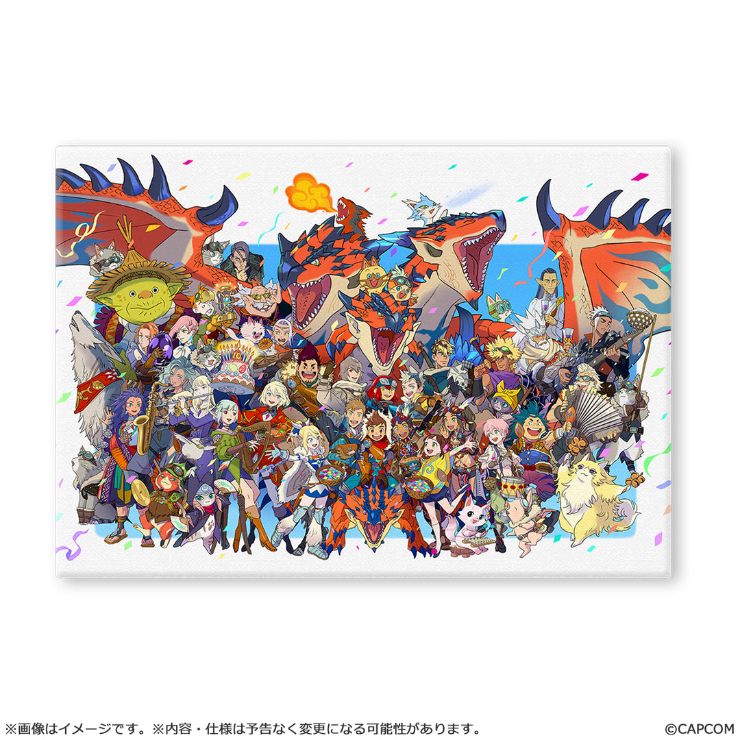 モンスターハンターストーリーズ 10周年記念アート キャラファインボード
