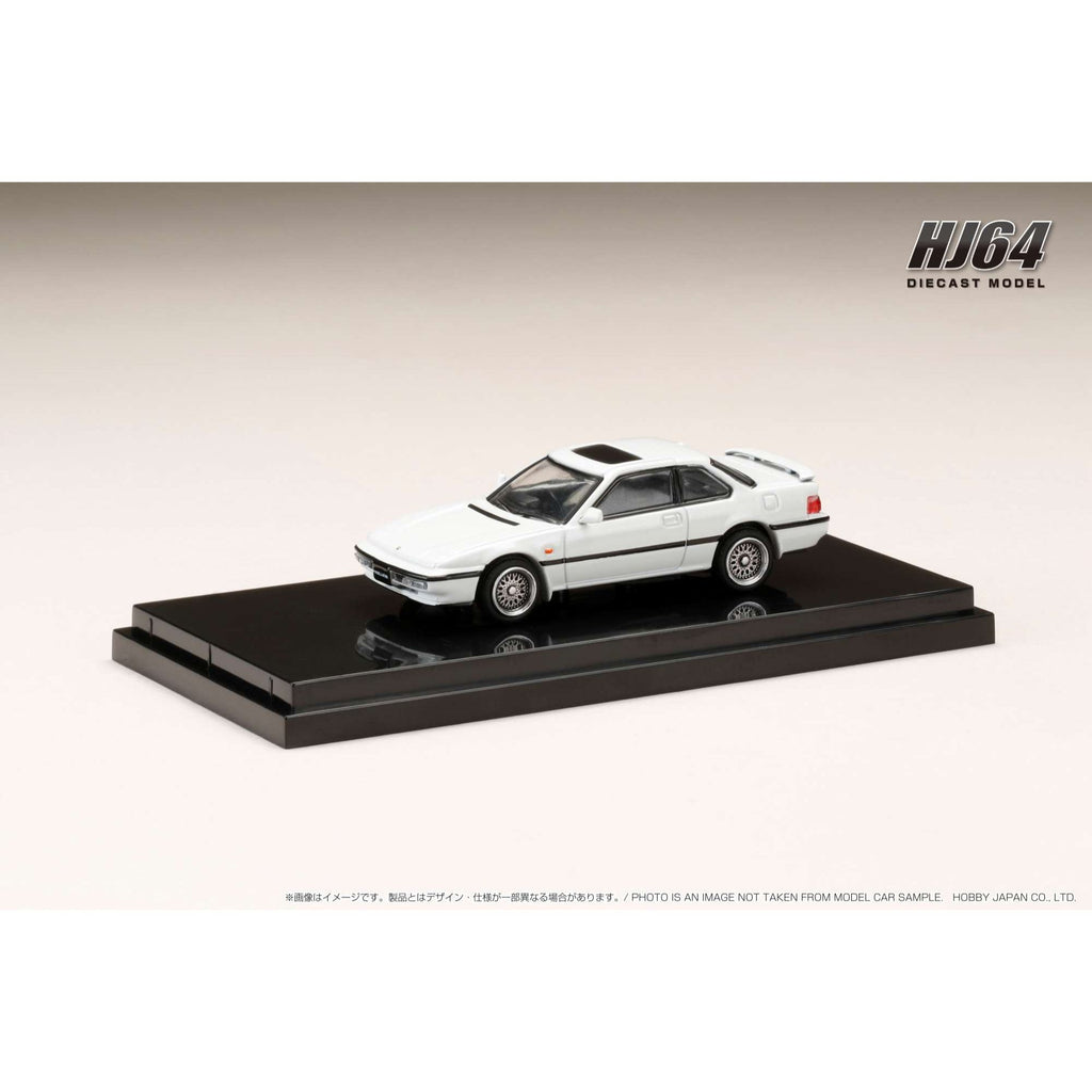 ホビージャパン(HOBBY JAPAN) ホンダプレリュード Si (BA5) 1989 カスタムバージョン フロストホワイト 1/64スケール 塗装済みミニカー