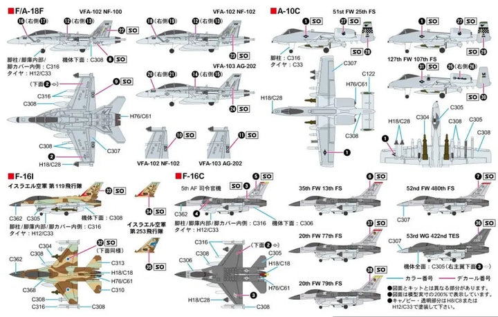【再販】1/700 スカイウェーブシリーズ 現用アメリカ軍用機セット2