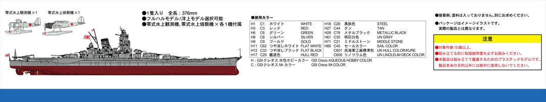 1/700 スカイウェーブシリーズ 日本海軍 戦艦 大和 就役時 1941