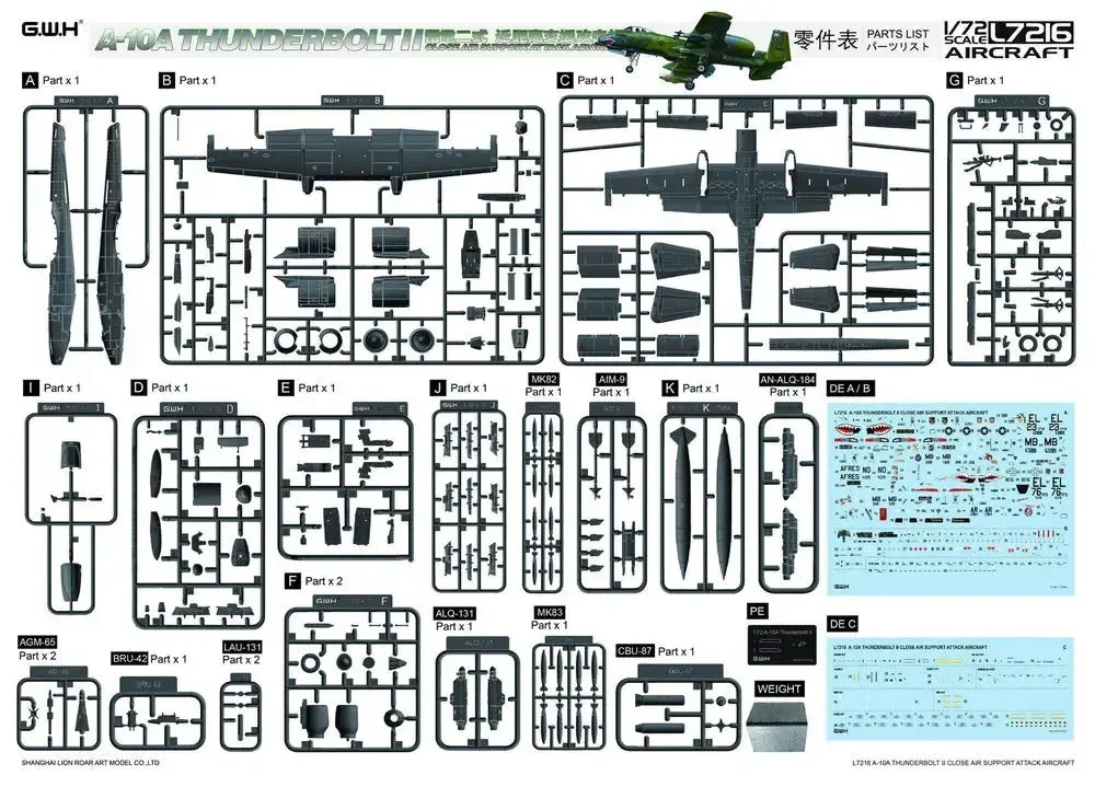 1/72 アメリカ空軍 A-10A攻撃機