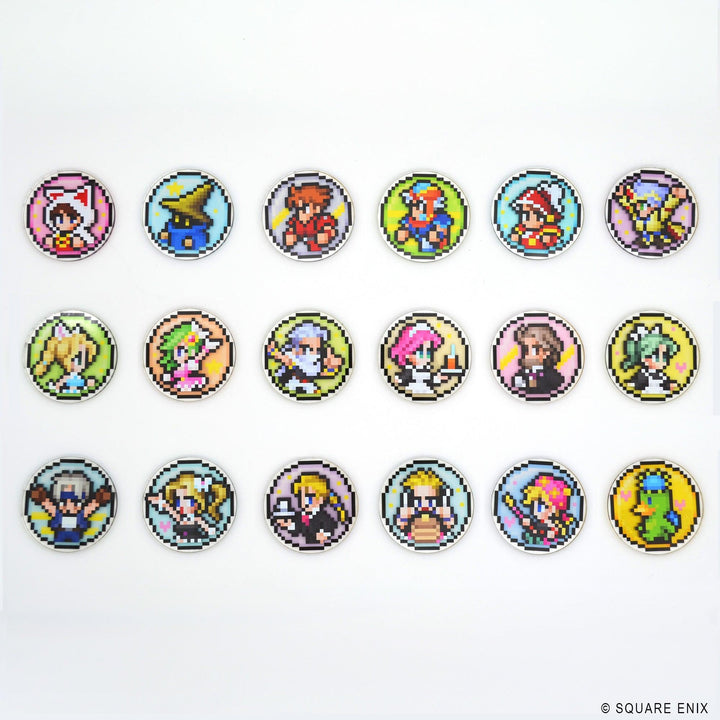 [BOX販売]ファイナルファンタジー ピクセルリマスター アイコンアクリルシールコレクション -18個入りBOX-