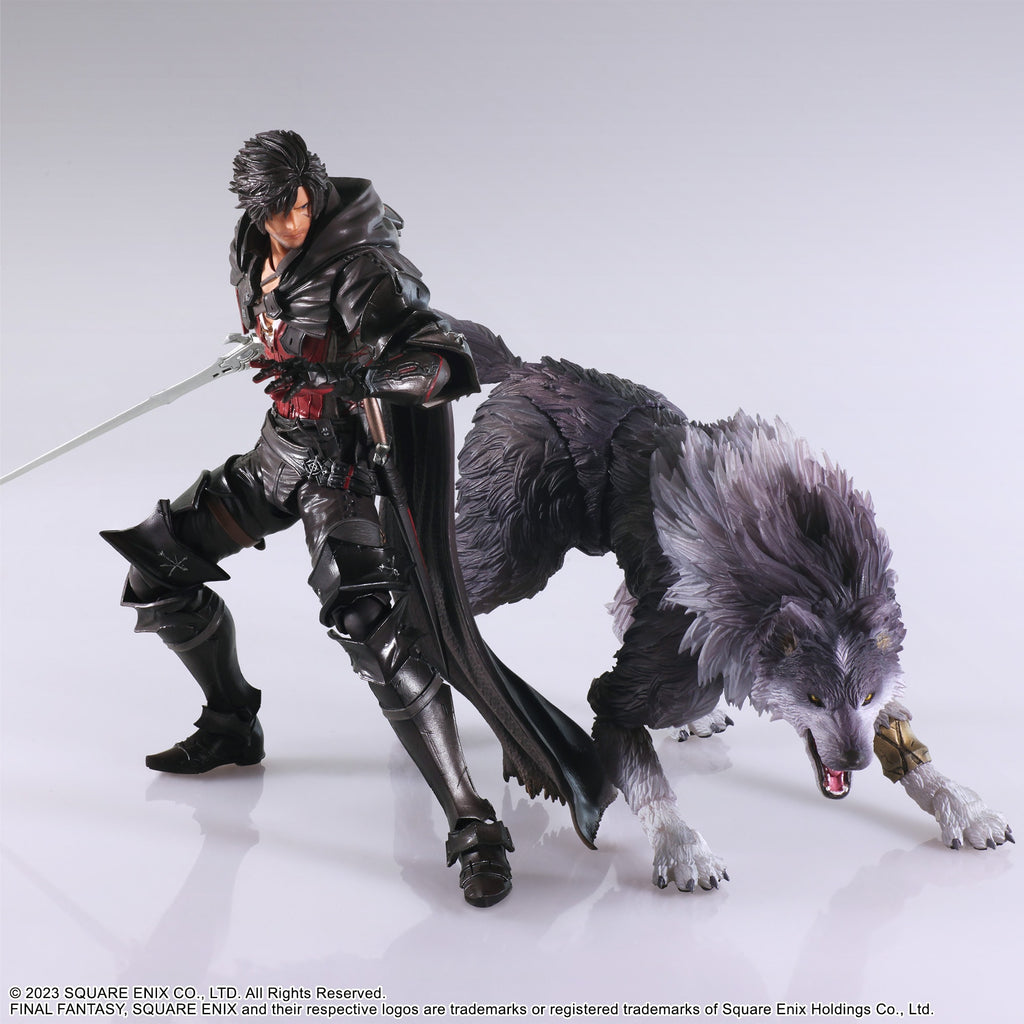 スクウェア・エニックス(SQUARE ENIX) ファイナルファンタジーXVI ブリングアーツ <クライヴ・ロズフィールド＆トルガル> 塗装済み可動フィギュア