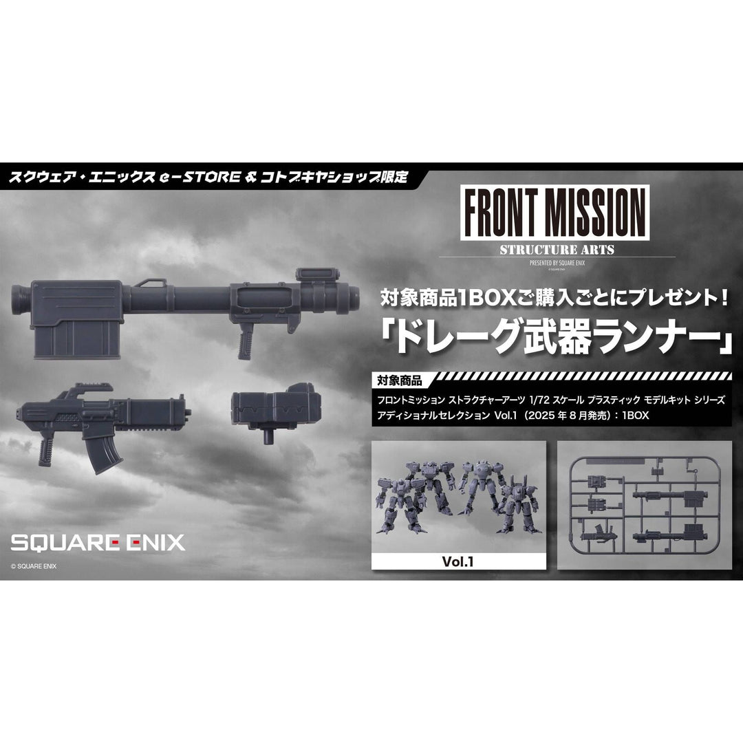 ストラクチャーアーツ プラスチックモデルキット アディショナルセレクション Vol.1 1/72スケール