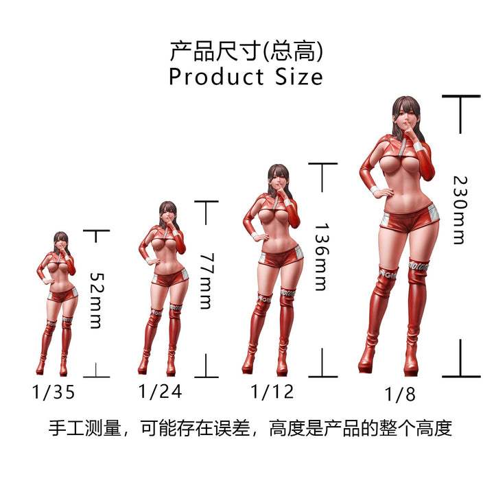 OC-M0125 レーシングガール 特大 1/8スケール