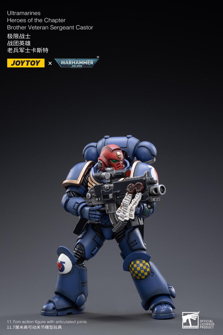 ウルトラマリーン ヒーローズ オブ チャプター ベテランサージェント カスター 1/18スケール
