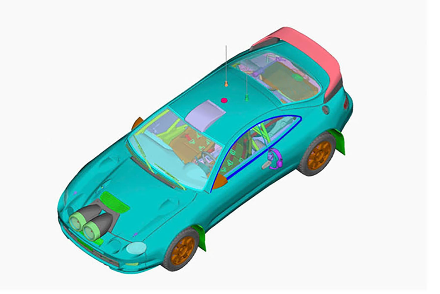 1/24 トヨタ セリカ GT-FOUR ST205 1995 ポルトガル ラリー – SOOTANG