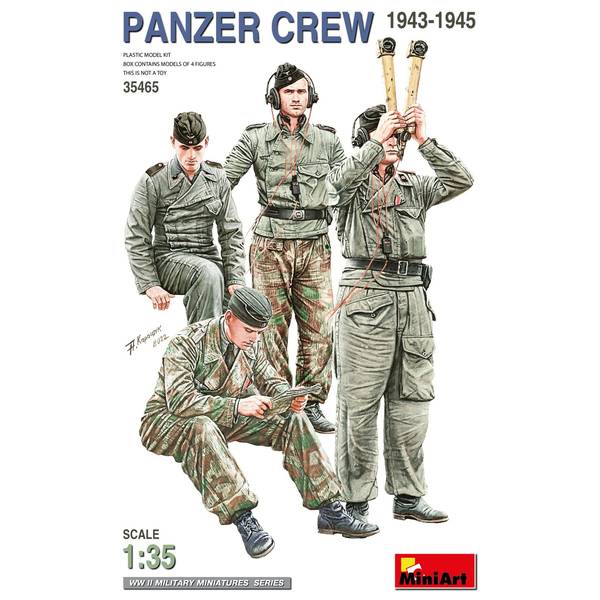 1/35 ドイツ戦車クルー 1943年代~1945年代