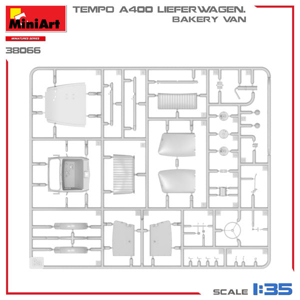 1/35 Tempo A400 リーファーワーゲン ベーカリーバン