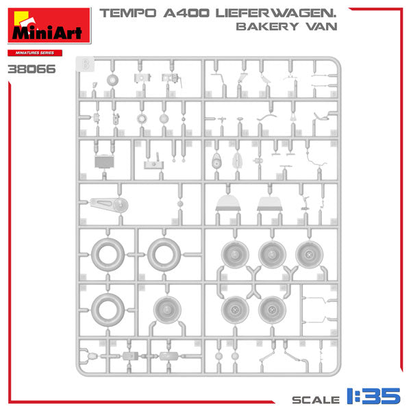 1/35 Tempo A400 リーファーワーゲン ベーカリーバン