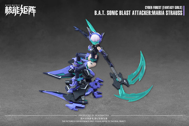 CYBER FOREST[FANTASY GIRLS] B.A.T. SONIC BLAST ATTACKER：MARIA STRAUSS 1/12スケール