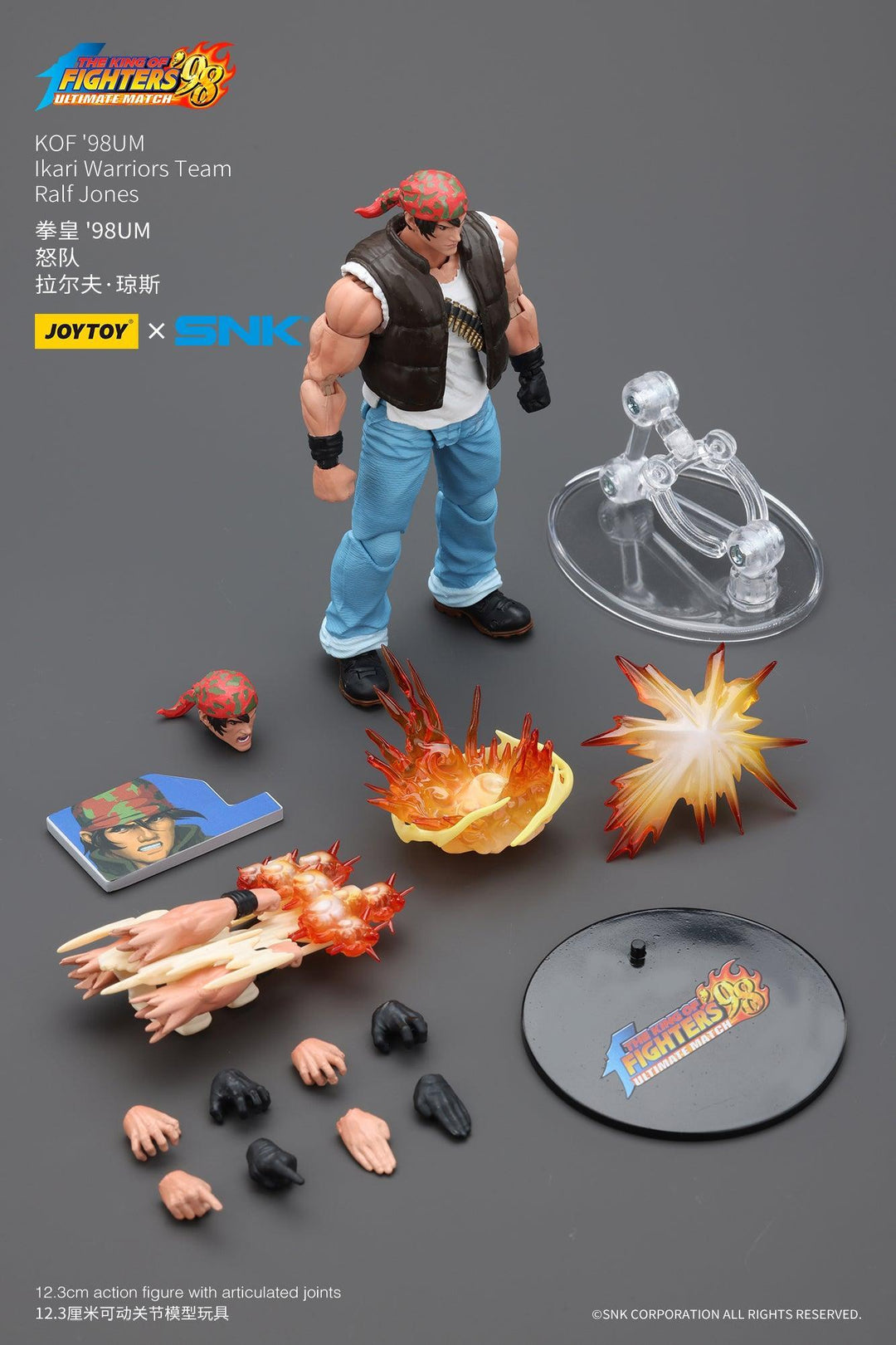 ザ・キング・オブ・ファイターズ '98 怒チーム ラルフ・ジョーンズ 1/18スケール