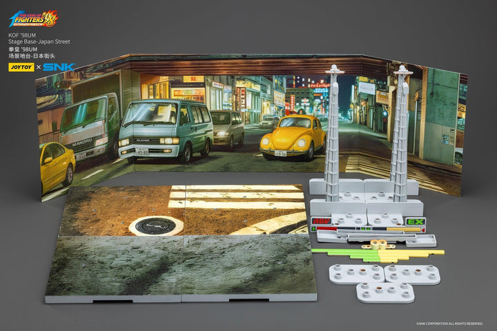 ザ・キング・オブ・ファイターズ '98 ステージベース ― 日本ストリート 1/18スケール