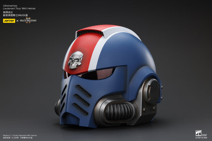 ウルトラマリーン レフテナント タイタスのMKXヘルメット 1/1スケール