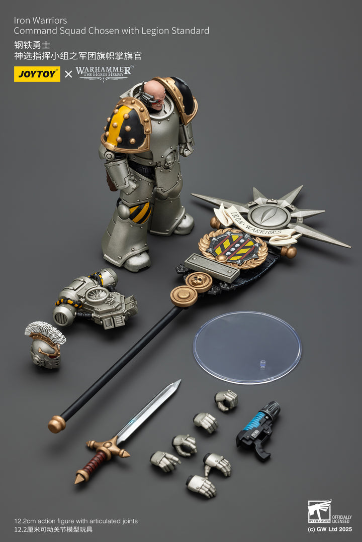 アイアン・ウォリアーズ コマンド・スクワッド（選抜兵）＆ レギオン・スタンダード 1/18スケール