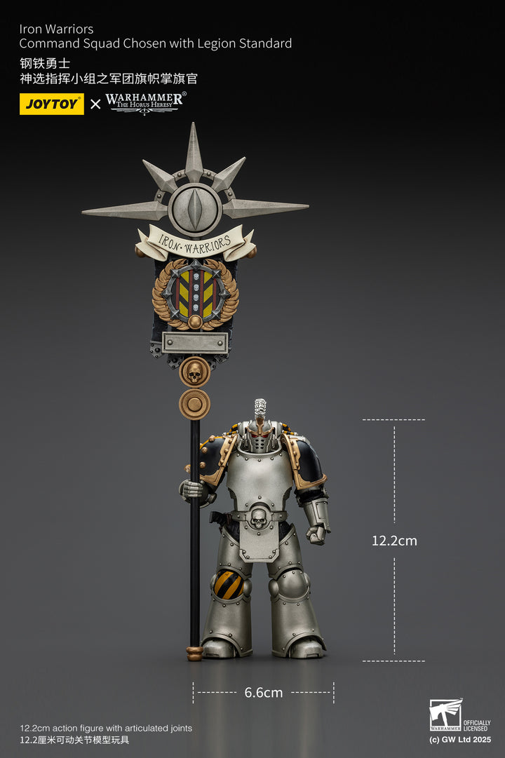 アイアン・ウォリアーズ コマンド・スクワッド（選抜兵）＆ レギオン・スタンダード 1/18スケール