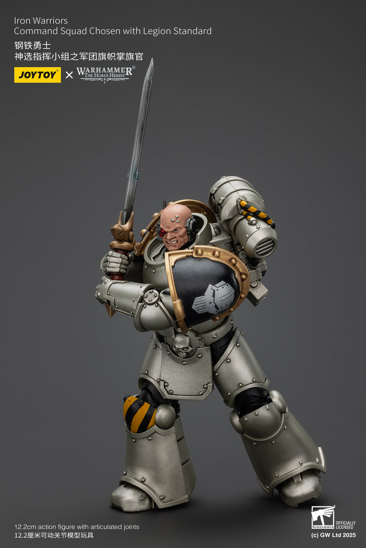 アイアン・ウォリアーズ コマンド・スクワッド（選抜兵）＆ レギオン・スタンダード 1/18スケール