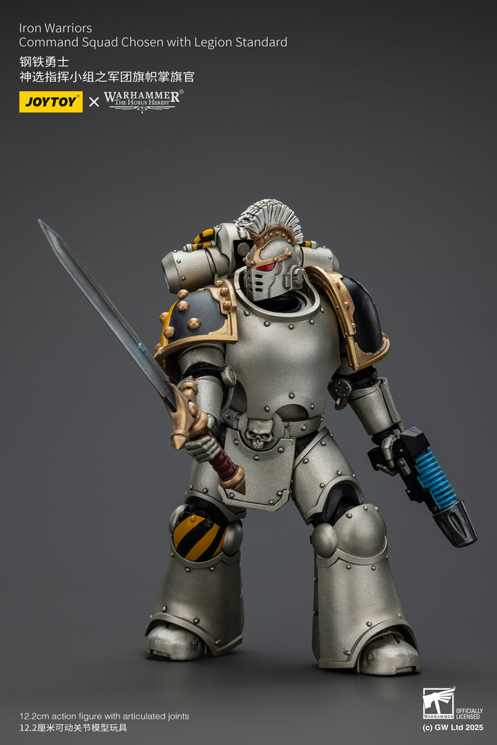 アイアン・ウォリアーズ コマンド・スクワッド（選抜兵）＆ レギオン・スタンダード 1/18スケール