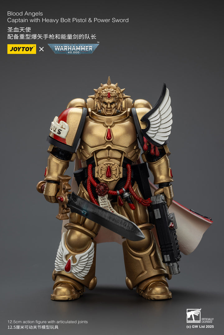 ブラッド エンジェル キャプテン（ヘビー・ボルター・ピストル＆パワーソード装備） 1/18スケール