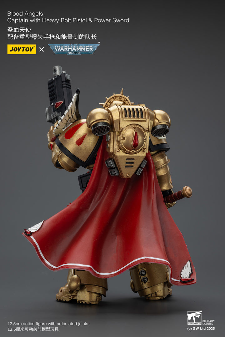 ブラッド エンジェル キャプテン（ヘビー・ボルター・ピストル＆パワーソード装備） 1/18スケール