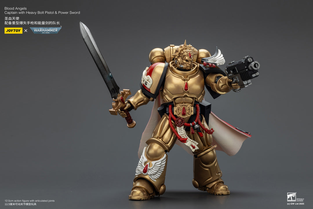 ブラッド エンジェル キャプテン（ヘビー・ボルター・ピストル＆パワーソード装備） 1/18スケール