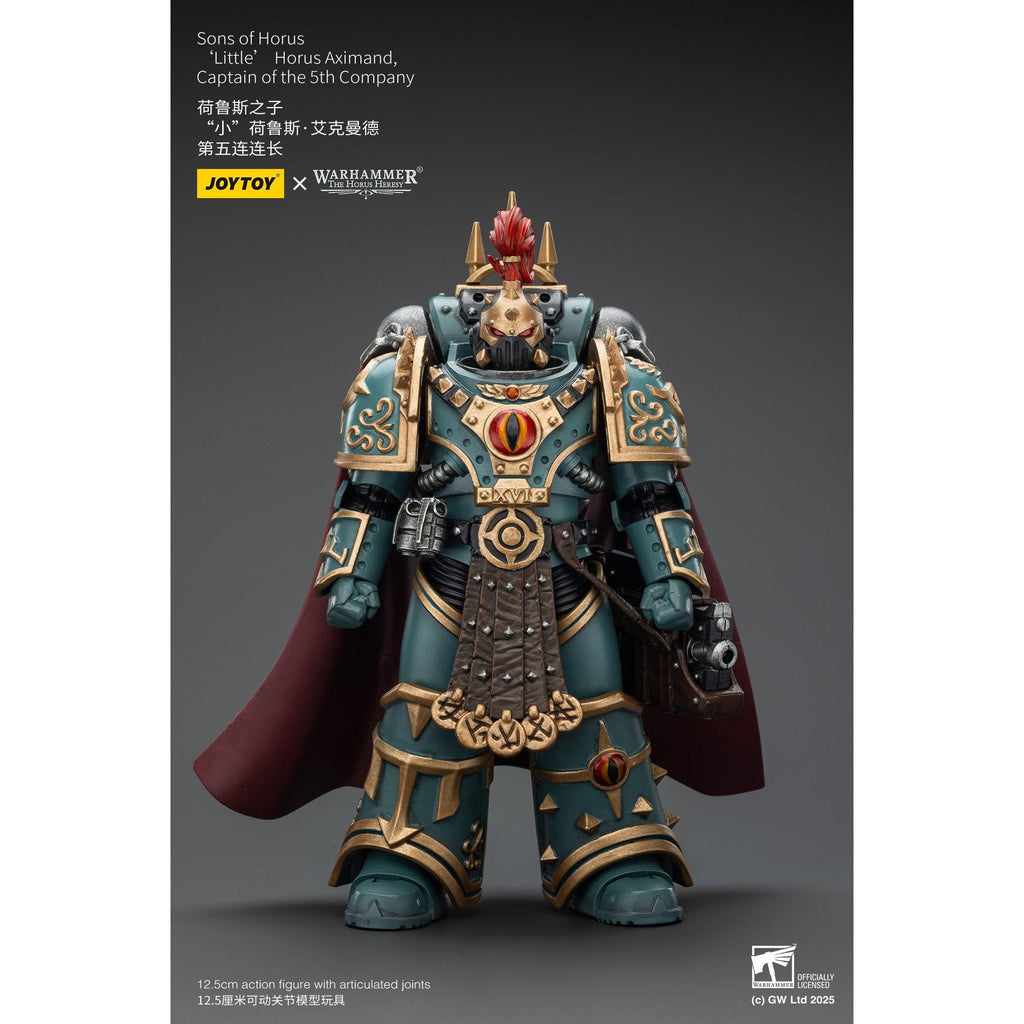 JOYTOY Warhammer サン・オブ・ホルス 5点セット サン・オブ・ホルス「リトル」ホルス・アクシマンド（第5中隊長） 1/18