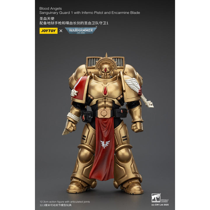 ブラッド・エンジェル サングイナリー・ガード1（インフェルノ・ピストル＆エンカーマイン・ブレード装備） 1/18スケール