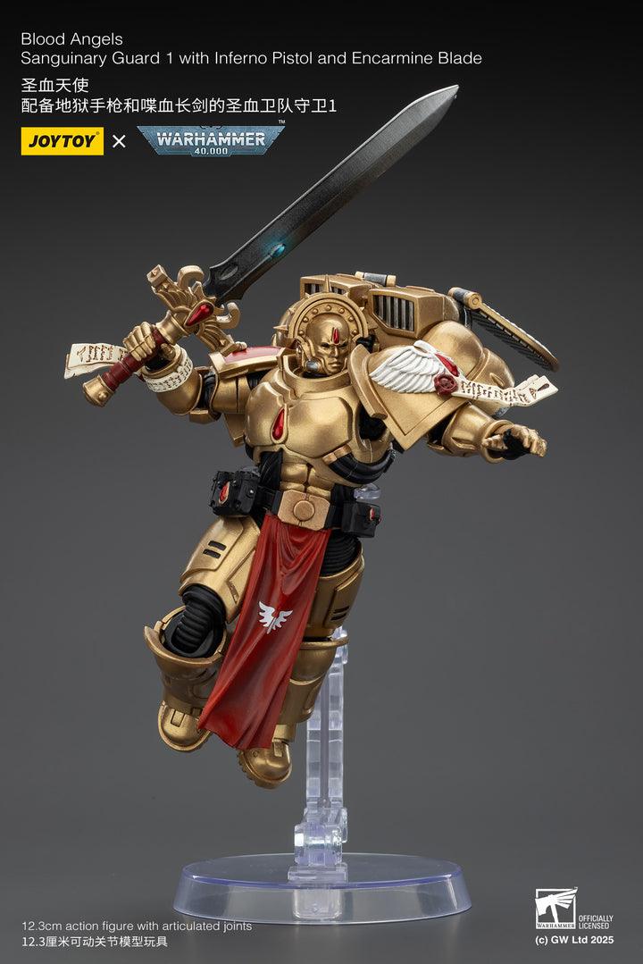ブラッド・エンジェル サングイナリー・ガード1（インフェルノ・ピストル＆エンカーマイン・ブレード装備） 1/18スケール
