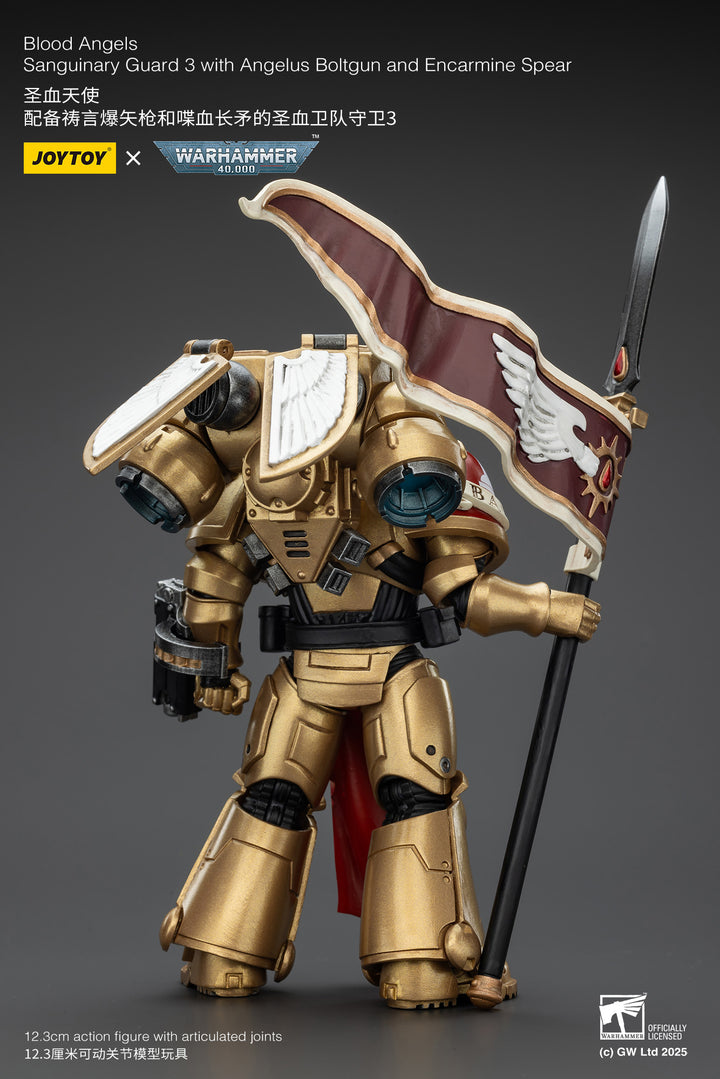 ブラッド・エンジェル サングイナリー・ガード3（エンジェルス・ボルトガン＆エンカーマイン・スピア装備） 1/18スケール