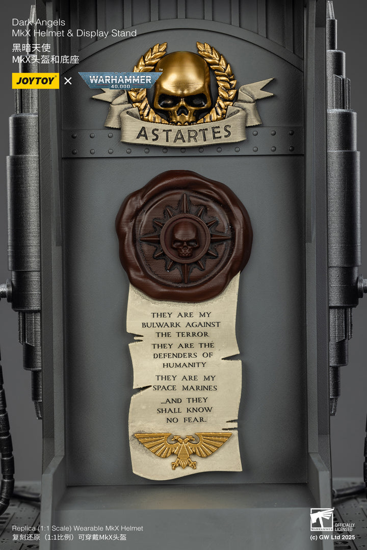 ダークエンジェル MKX ヘルメット＆ディスプレイスタンド 1/1スケール