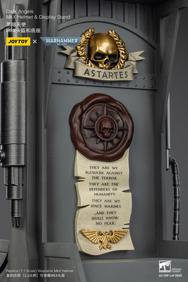 ダークエンジェル MKX ヘルメット＆ディスプレイスタンド 1/1スケール