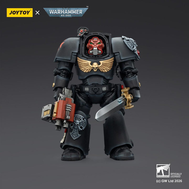 ブラックテンプラー ターミネーター1（パワーソード＆ストームボルター装備） 1/18スケール