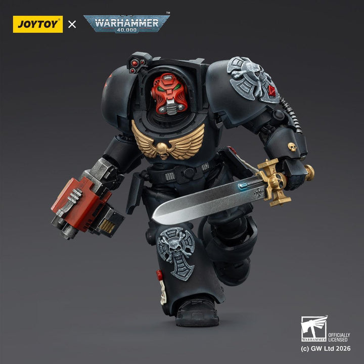 ブラックテンプラー ターミネーター1（パワーソード＆ストームボルター装備） 1/18スケール