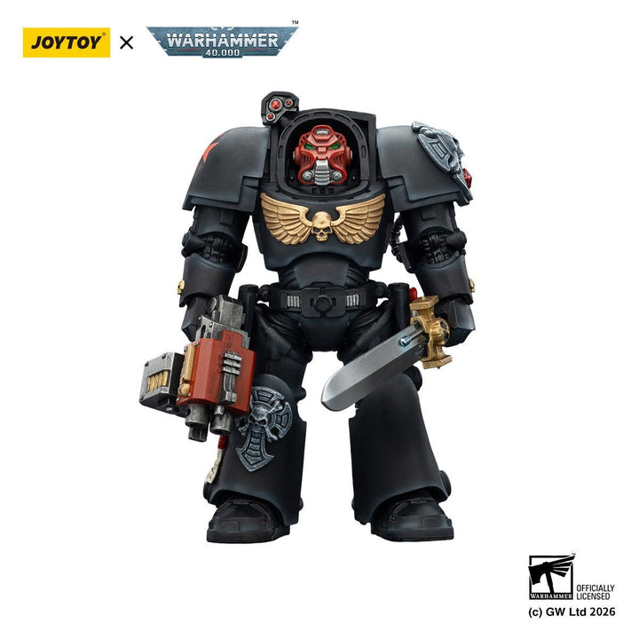 ブラックテンプラー ターミネーター1（パワーソード＆ストームボルター装備） 1/18スケール