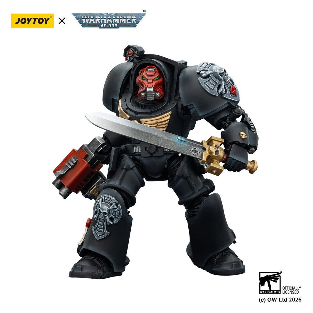 ブラックテンプラー ターミネーター1（パワーソード＆ストームボルター装備） 1/18スケール