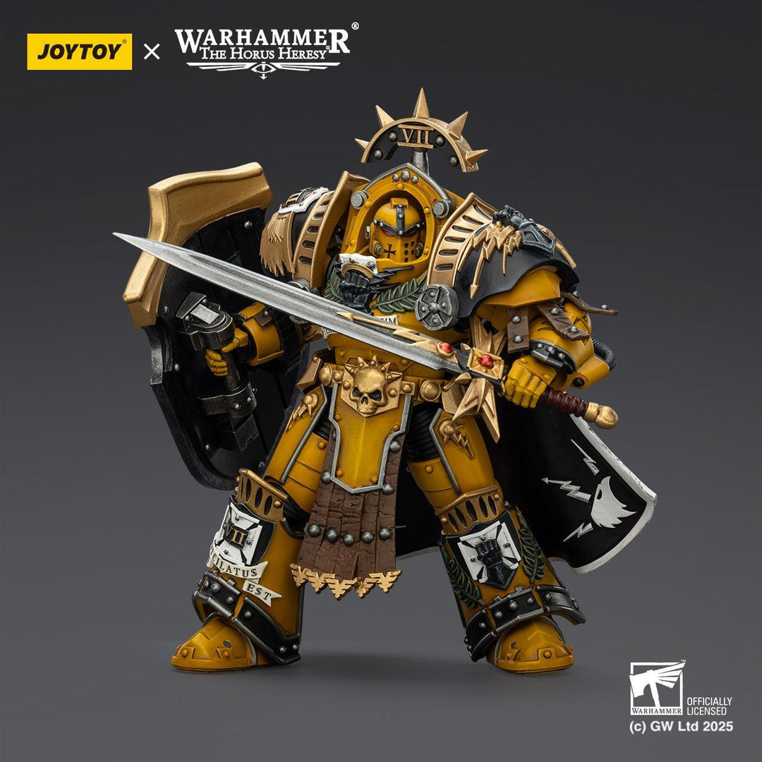 インペリアルフィスト タルタロスターミネーターアーマー・プラエトル（パワーソード＆ヴィジル・ストームシールド装備） 1/18スケール