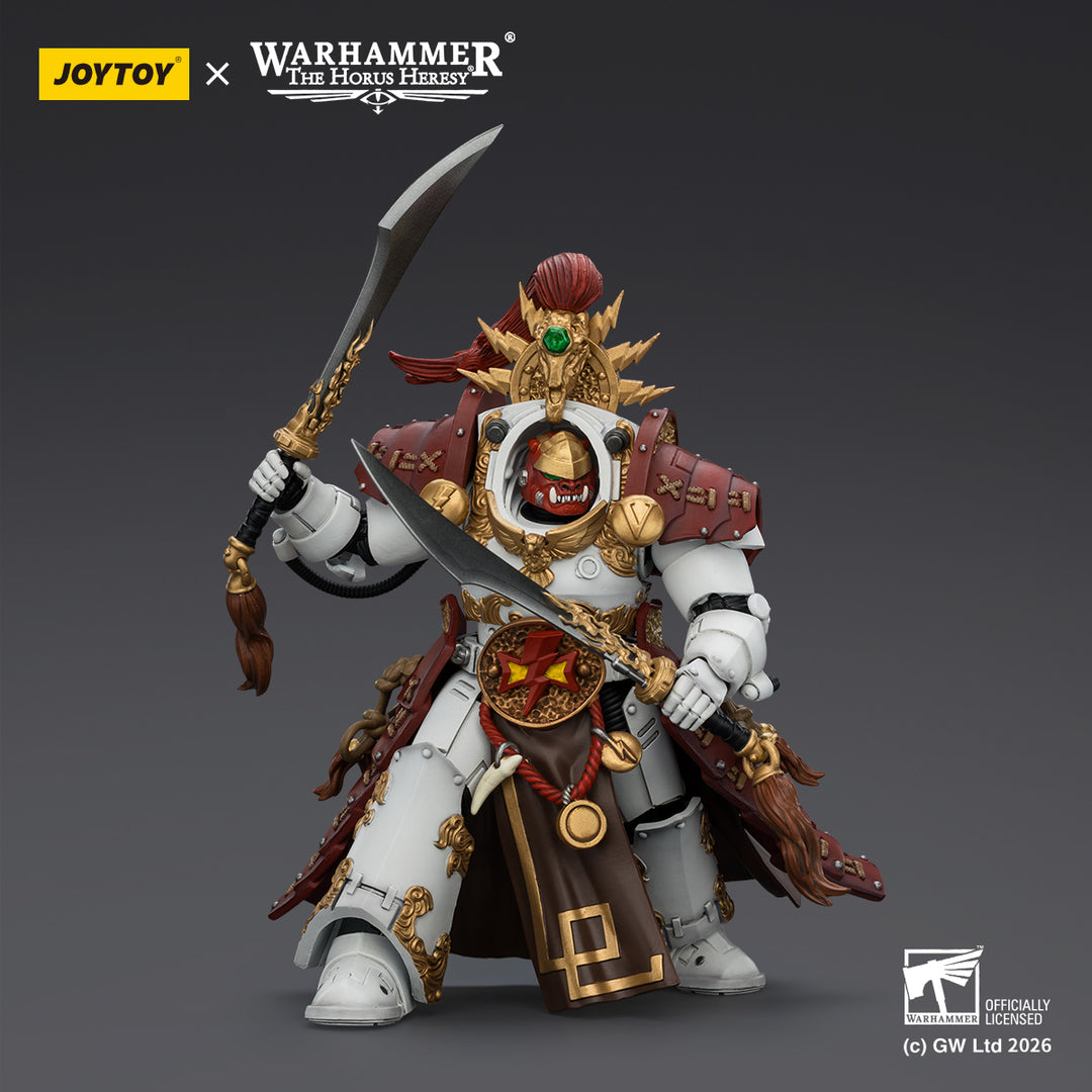 ホワイトスカー チン・シャー マスターオブケシグ（ドラゴンテイルの双刀装備） 1/18スケール