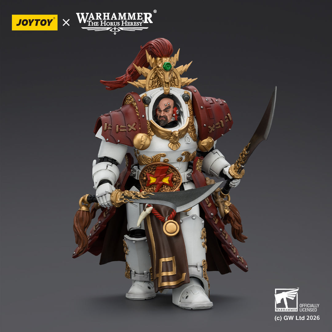 ホワイトスカー チン・シャー マスターオブケシグ（ドラゴンテイルの双刀装備） 1/18スケール