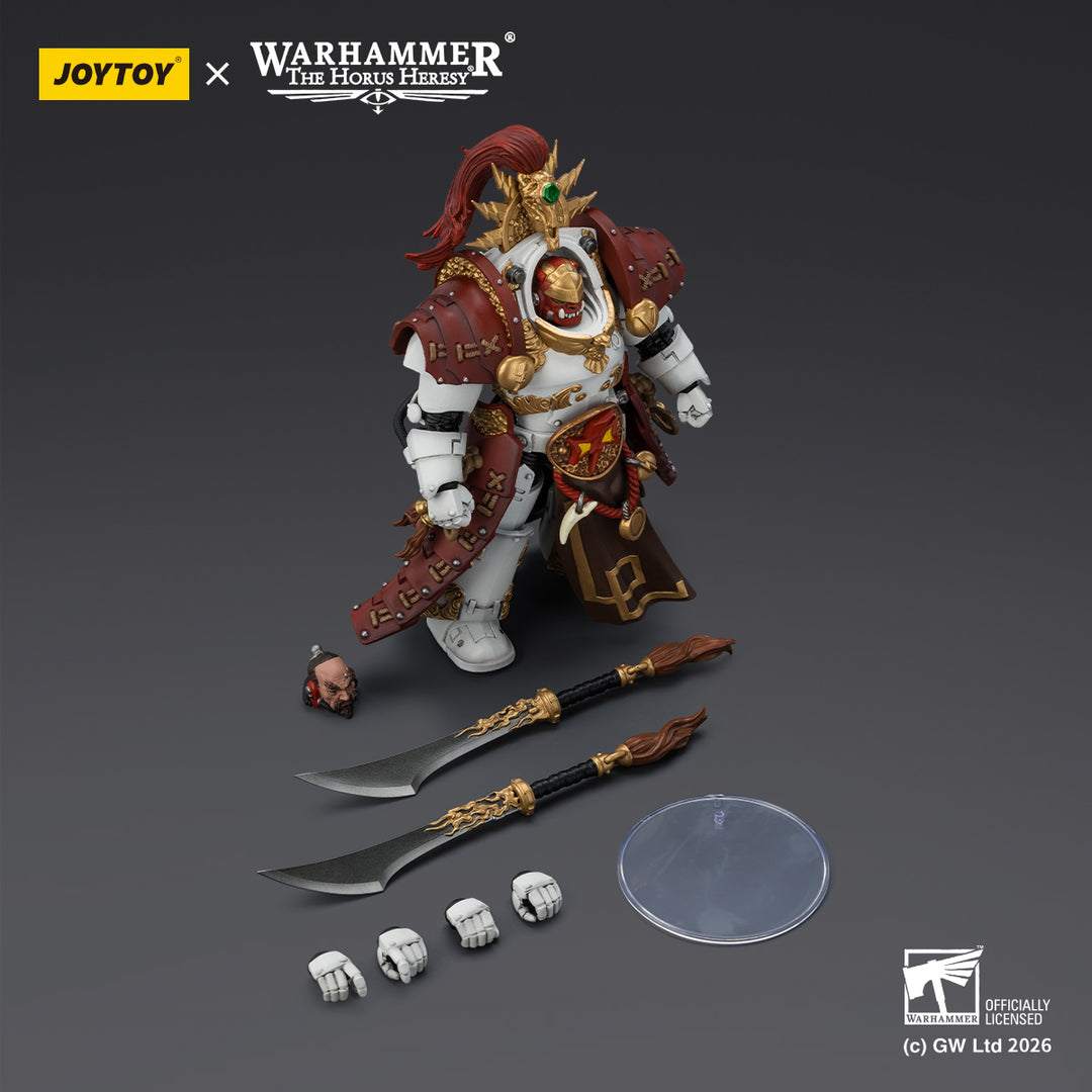 ホワイトスカー チン・シャー マスターオブケシグ（ドラゴンテイルの双刀装備） 1/18スケール