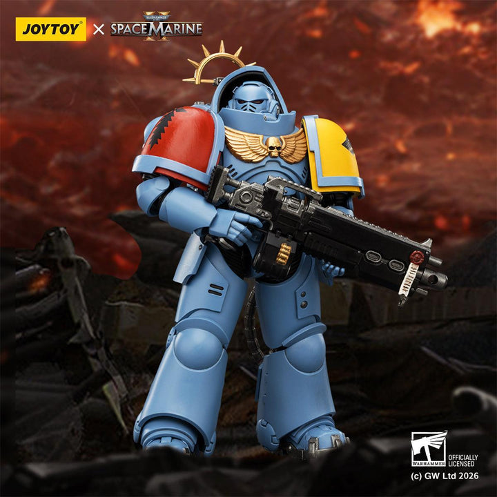 ゲームエディション スペースウルフ ヘビーインターセッサー（ヘビーボルトライフル＆ボルターピストル装備） 1/18スケール