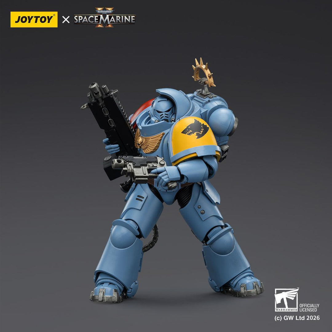 ゲームエディション スペースウルフ ヘビーインターセッサー（ヘビーボルトライフル＆ボルターピストル装備） 1/18スケール