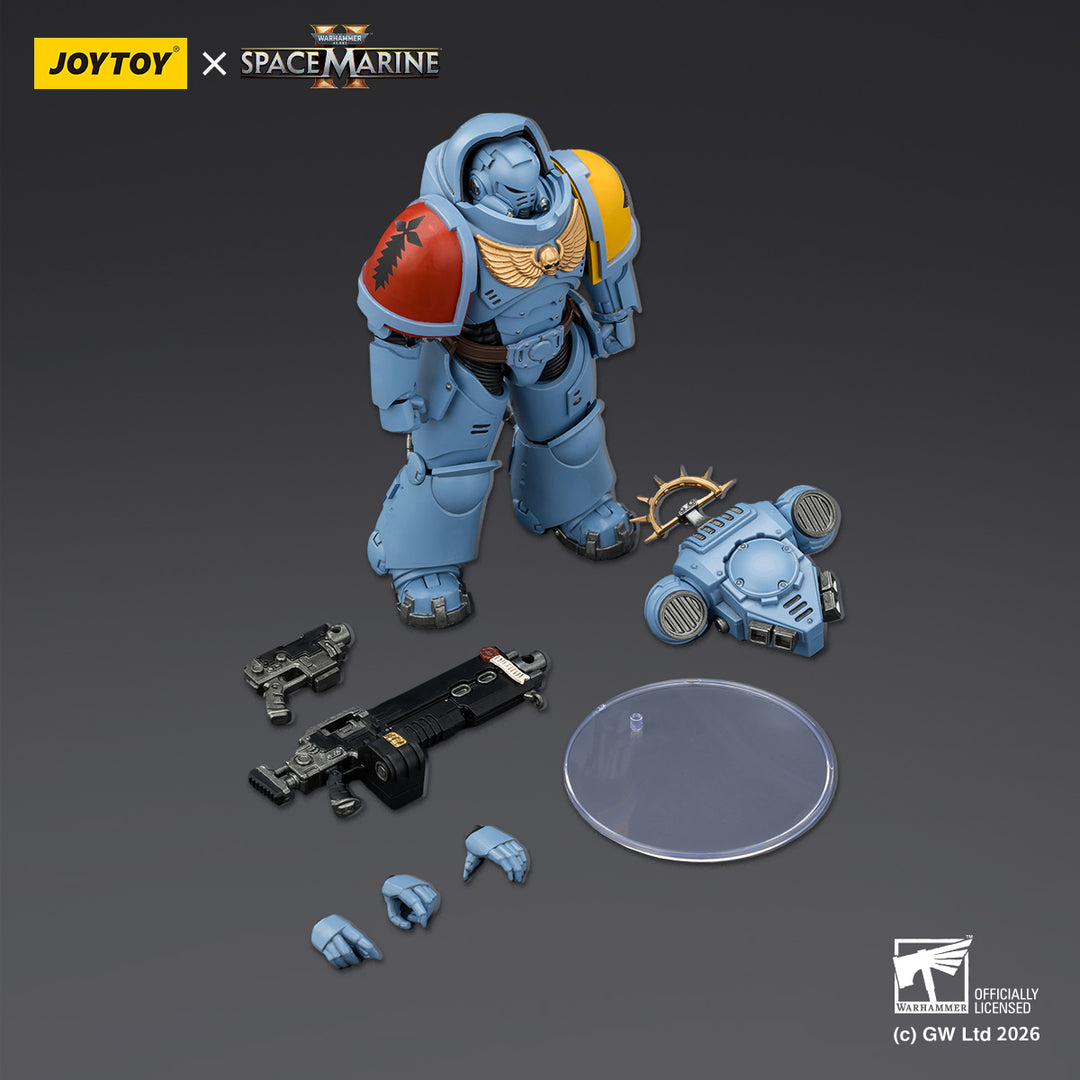 ゲームエディション スペースウルフ ヘビーインターセッサー（ヘビーボルトライフル＆ボルターピストル装備） 1/18スケール